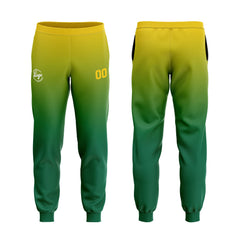 Benutzerdefiniert Gras Grün Gelb Tarnung Sport Jersey Satz Trainingsanzug Zur Seite fahren Kapuzenpullover Oberteile und Hose Satz Königlich