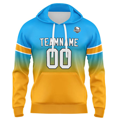 Benutzerdefinierter Verlauf Sweatshirt-Hoodie für Mann, Frau, Mädchen, Junge. Drucken Sie Ihr Logo, Ihren Namen und Ihre Nummer
