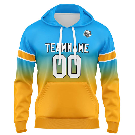 Benutzerdefinierter Verlauf Sweatshirt-Hoodie für Mann, Frau, Mädchen, Junge. Drucken Sie Ihr Logo, Ihren Namen und Ihre Nummer