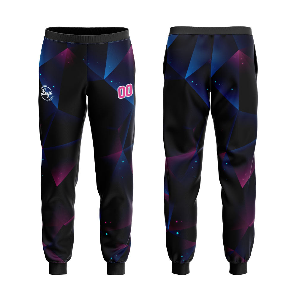 Benutzerdefiniert Schwarz Blau Tarnung Sport Jersey Satz Trainingsanzug Zur Seite fahren Kapuzenpullover Oberteile und Hose Satz Königlich