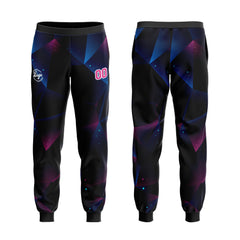 Benutzerdefiniert Schwarz Blau Tarnung Sport Jersey Satz Trainingsanzug Zur Seite fahren Kapuzenpullover Oberteile und Hose Satz Königlich