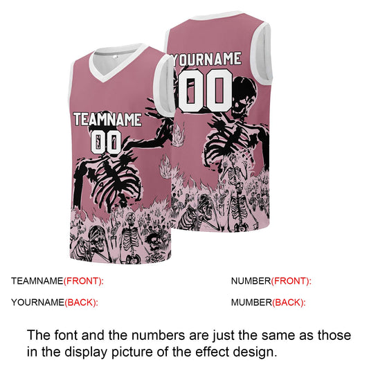 Individuelle Basketball-Jersey für Männer und Frauen. Gestickter und gedruckter Name, Nummer und Logo