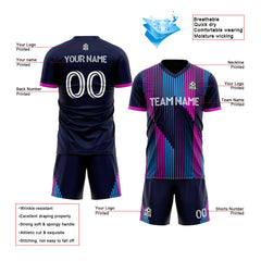 Benutzerdefinierte Fußballuniform Jersey Kinder Erwachsene Personalisiertes Set Jersey Shirt