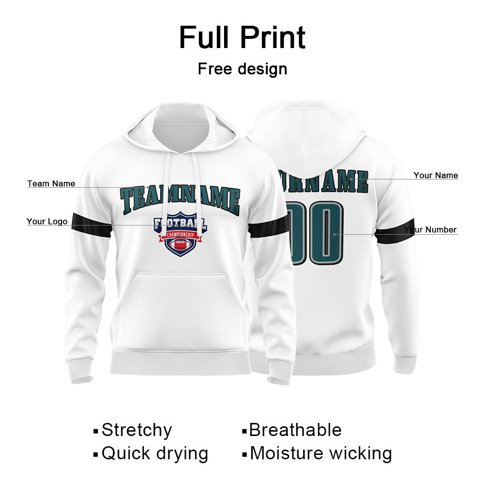 Benutzerdefinierter Sweatshirt-Hoodie für Mann, Frau, Mädchen, Junge. Drucken Sie Ihr Logo, Ihren Namen und Ihre Nummer