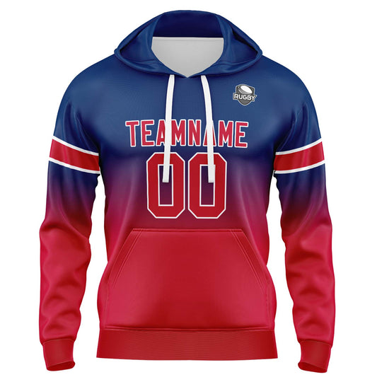 Benutzerdefinierter Verlauf Sweatshirt-Hoodie für Mann, Frau, Mädchen, Junge. Drucken Sie Ihr Logo, Ihren Namen und Ihre Nummer