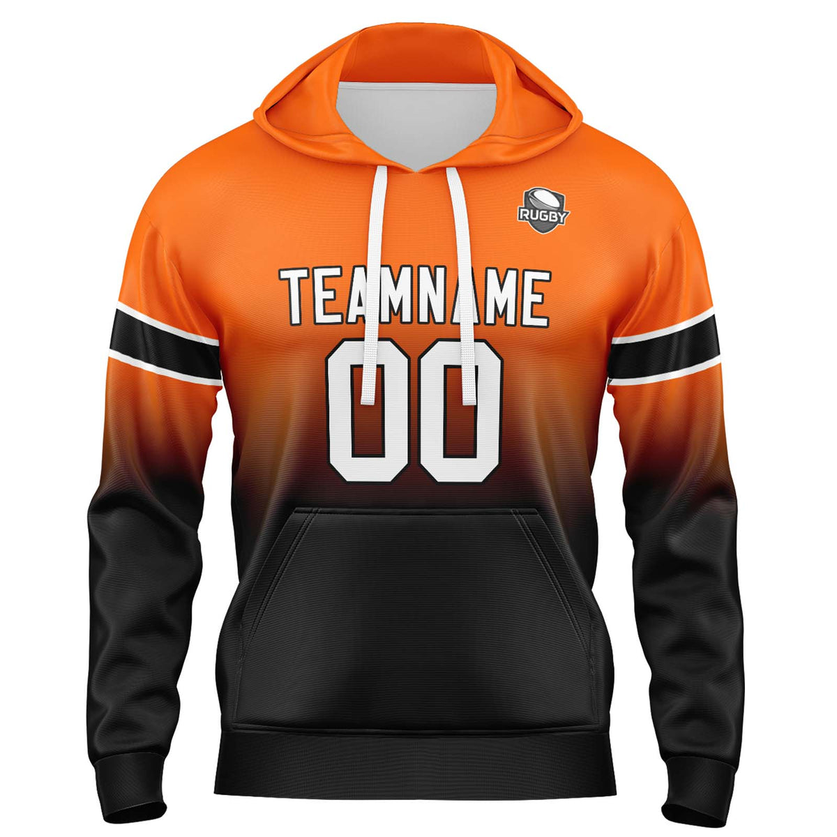 Benutzerdefinierter Verlauf Sweatshirt-Hoodie für Mann, Frau, Mädchen, Junge. Drucken Sie Ihr Logo, Ihren Namen und Ihre Nummer