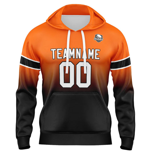 Benutzerdefinierter Verlauf Sweatshirt-Hoodie für Mann, Frau, Mädchen, Junge. Drucken Sie Ihr Logo, Ihren Namen und Ihre Nummer