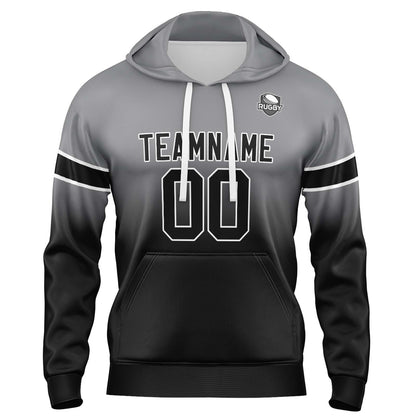 Benutzerdefinierter Verlauf Sweatshirt-Hoodie für Mann, Frau, Mädchen, Junge. Drucken Sie Ihr Logo, Ihren Namen und Ihre Nummer ﻿