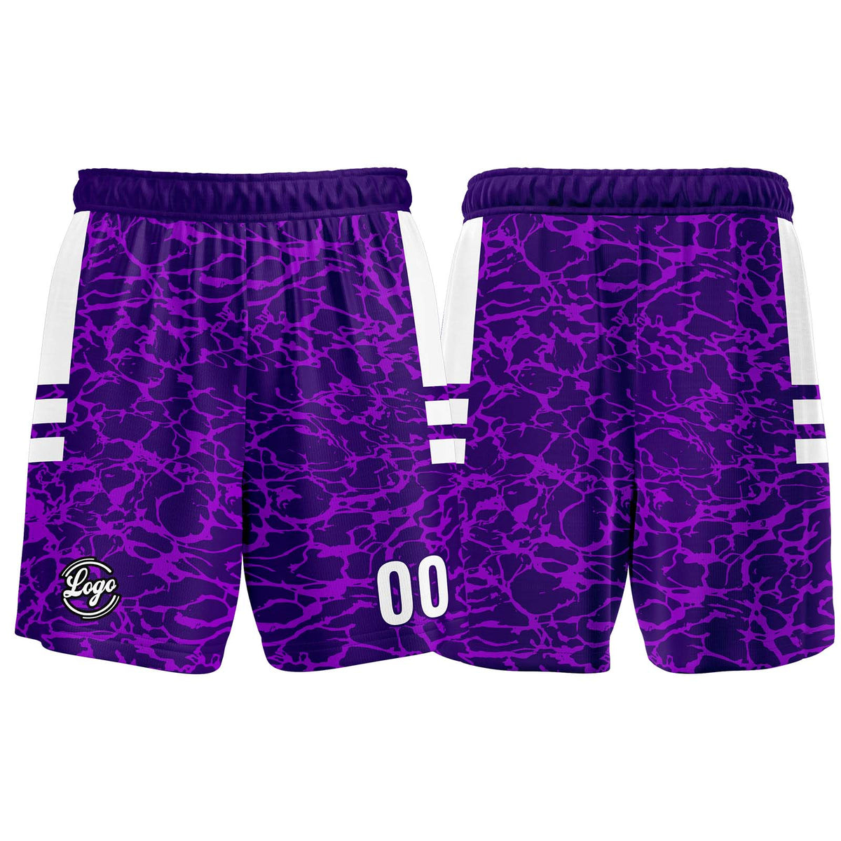 Benutzerdefinierter Lila Basketball Jersey Uniform Anzug gedruckt Ihr Logo Name Nummer