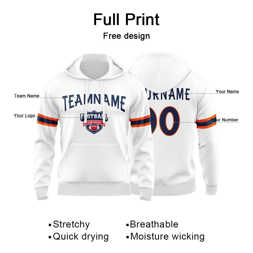 Benutzerdefinierter Sweatshirt-Hoodie für Mann, Frau, Mädchen, Junge. Drucken Sie Ihr Logo, Ihren Namen und Ihre Nummer