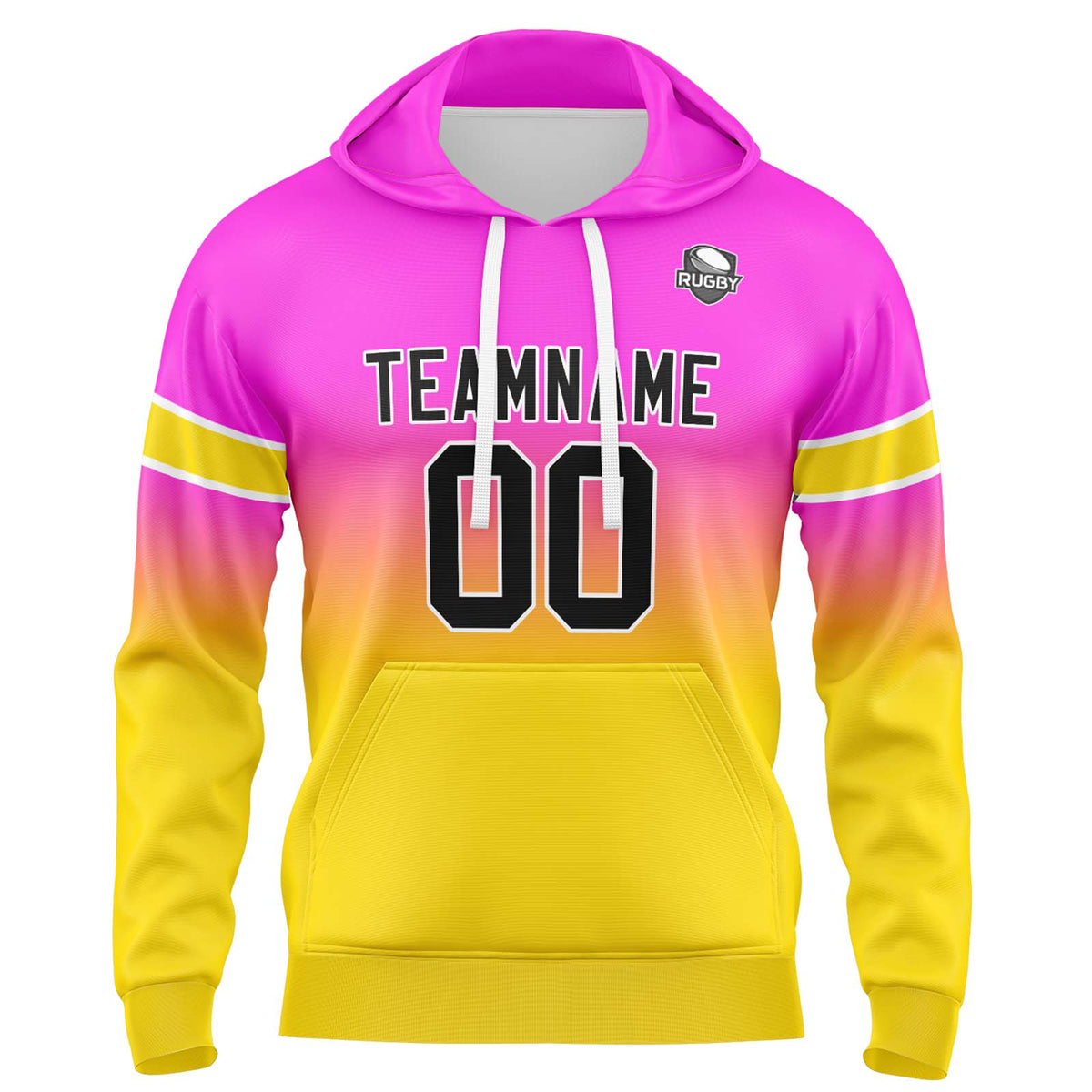 Benutzerdefinierter Verlauf Sweatshirt-Hoodie für Mann, Frau, Mädchen, Junge. Drucken Sie Ihr Logo, Ihren Namen und Ihre Nummer