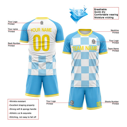 Benutzerdefinierte Fußballuniform Jersey Kinder Erwachsene Personalisiertes Set Jersey Shirt