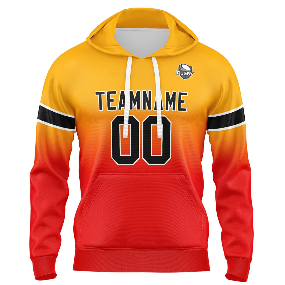 Benutzerdefinierter Verlauf Sweatshirt-Hoodie für Mann, Frau, Mädchen, Junge. Drucken Sie Ihr Logo, Ihren Namen und Ihre Nummer