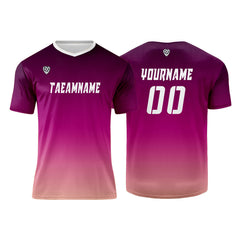 Benutzerdefinierte Schwarz Lila Gelb Trikots für Männer Frauen Personalisierte Fußball Uniformen für Erwachsene und Kind