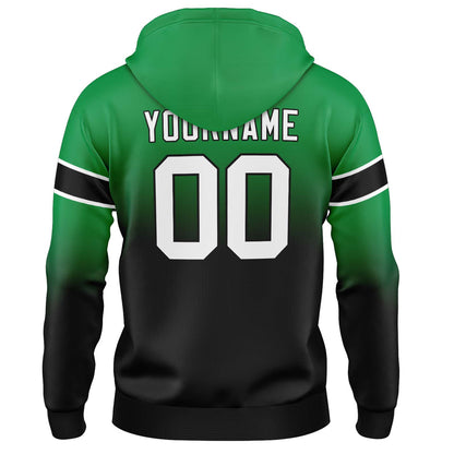 Benutzerdefinierter Verlauf Sweatshirt-Hoodie für Mann, Frau, Mädchen, Junge. Drucken Sie Ihr Logo, Ihren Namen und Ihre Nummer ﻿