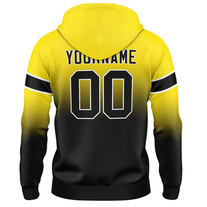 Benutzerdefinierter Verlauf Sweatshirt-Hoodie für Mann, Frau, Mädchen, Junge. Drucken Sie Ihr Logo, Ihren Namen und Ihre Nummer