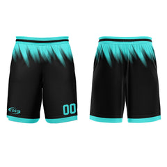 Benutzerdefinierter Schwarz Petrol Basketball Jersey Uniform Anzug gedruckt Ihr Logo Name Nummer