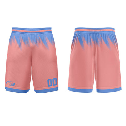 Benutzerdefinierter Pink Blau Basketball Jersey Uniform Anzug gedruckt Ihr Logo Name Nummer