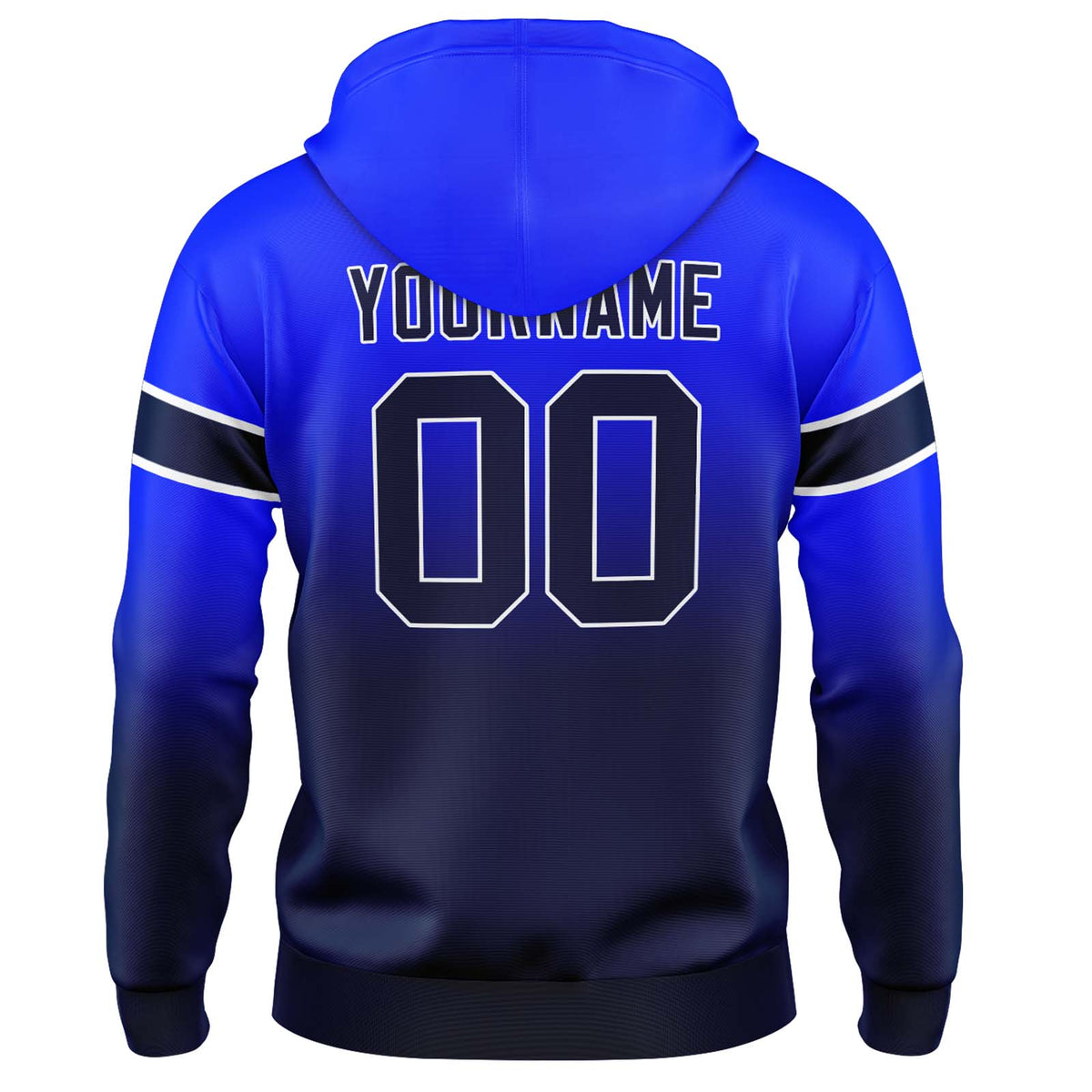 Benutzerdefinierter Verlauf Sweatshirt-Hoodie für Mann, Frau, Mädchen, Junge. Drucken Sie Ihr Logo, Ihren Namen und Ihre Nummer