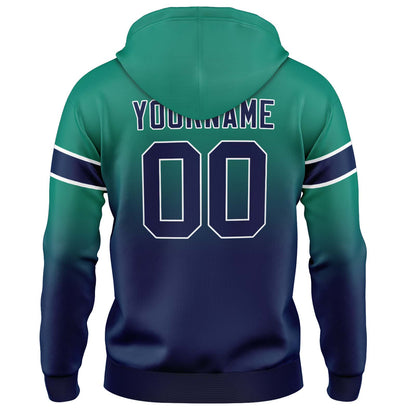 Benutzerdefinierter Verlauf Sweatshirt-Hoodie für Mann, Frau, Mädchen, Junge. Drucken Sie Ihr Logo, Ihren Namen und Ihre Nummer ﻿
