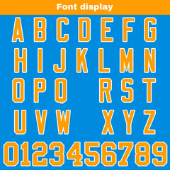 Benutzerdefinierte Blau Orange Reversibel Genäht Fußball Trikot Personalisierte Fußball Shirts für Männer gedruckt Team Name Nummer Logo