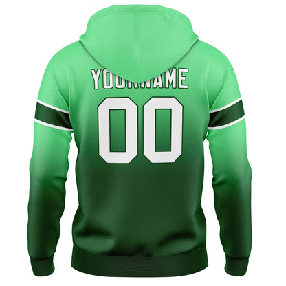 Benutzerdefinierter Verlauf Sweatshirt-Hoodie für Mann, Frau, Mädchen, Junge. Drucken Sie Ihr Logo, Ihren Namen und Ihre Nummer