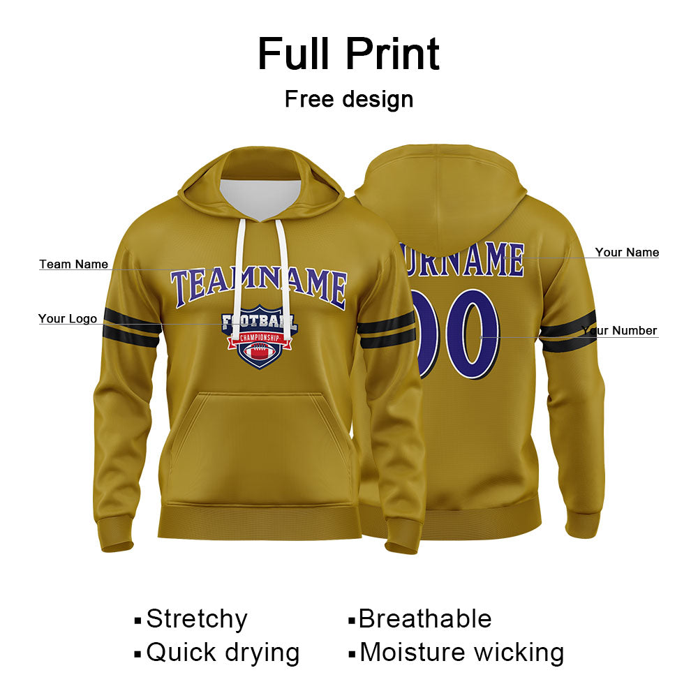 Benutzerdefinierter Sweatshirt-Hoodie für Mann, Frau, Mädchen, Junge. Drucken Sie Ihr Logo, Ihren Namen und Ihre Nummer