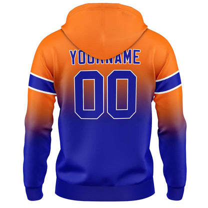 Benutzerdefinierter Verlauf Sweatshirt-Hoodie für Mann, Frau, Mädchen, Junge. Drucken Sie Ihr Logo, Ihren Namen und Ihre Nummer