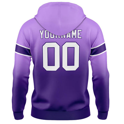 Benutzerdefinierter Verlauf Sweatshirt-Hoodie für Mann, Frau, Mädchen, Junge. Drucken Sie Ihr Logo, Ihren Namen und Ihre Nummer