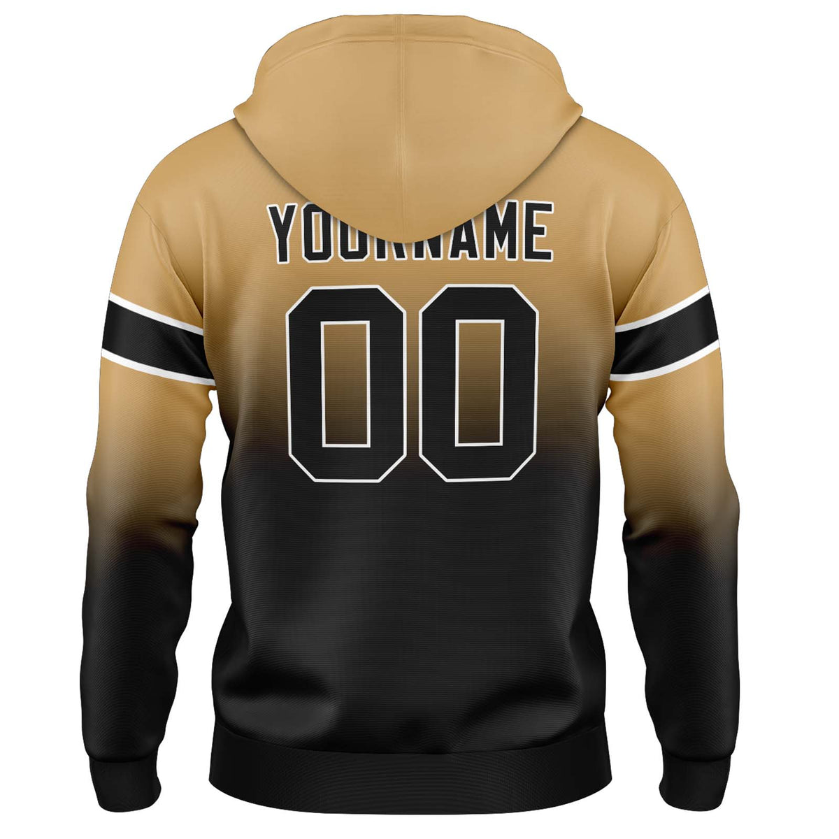 Benutzerdefinierter Verlauf Sweatshirt-Hoodie für Mann, Frau, Mädchen, Junge. Drucken Sie Ihr Logo, Ihren Namen und Ihre Nummer ﻿