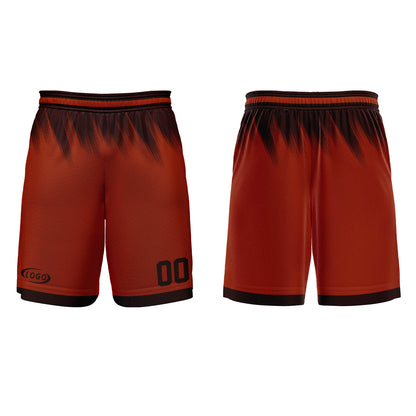 Benutzerdefinierter Braun Dunkelbraun Basketball Jersey Uniform Anzug gedruckt Ihr Logo Name Nummer