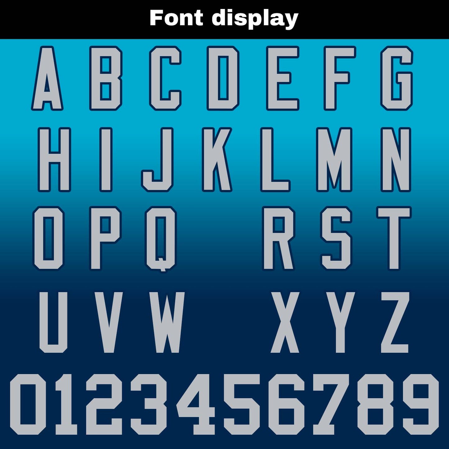 Benutzerdefinierte Gradient Fußball Trikots Personalisierte Name Nummer Logo Aqua&Dark Blau