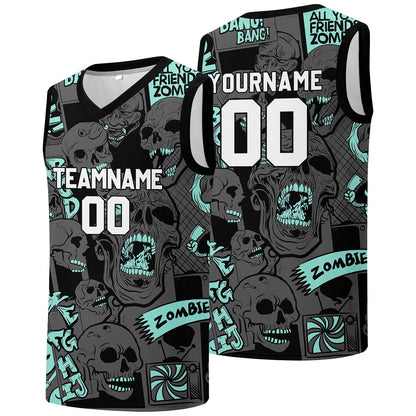 Individuelle Basketball-Jersey für Männer und Frauen. Gestickter und gedruckter Name, Nummer und Logo