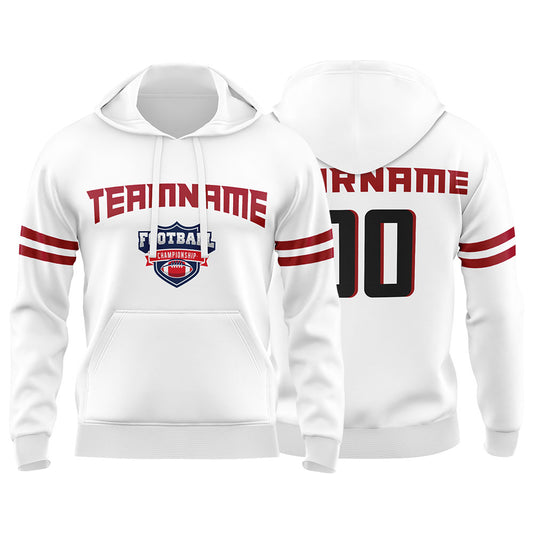 Benutzerdefinierter Sweatshirt-Hoodie für Mann, Frau, Mädchen, Junge. Drucken Sie Ihr Logo, Ihren Namen und Ihre Nummer