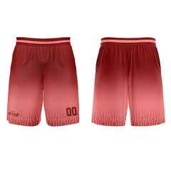 Benutzerdefinierter Rosa Rot Farbverlauf Basketball Jersey Uniform Anzug gedruckt Ihr Logo Name Nummer