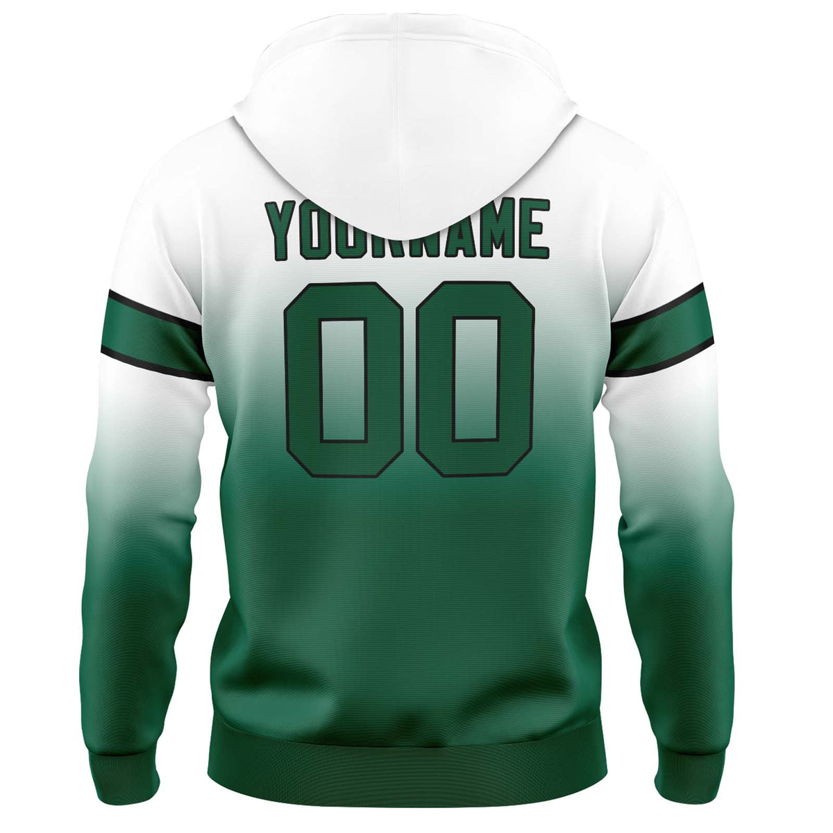 Benutzerdefinierter Verlauf Sweatshirt-Hoodie für Mann, Frau, Mädchen, Junge. Drucken Sie Ihr Logo, Ihren Namen und Ihre Nummer