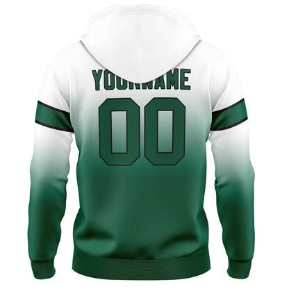 Benutzerdefinierter Verlauf Sweatshirt-Hoodie für Mann, Frau, Mädchen, Junge. Drucken Sie Ihr Logo, Ihren Namen und Ihre Nummer