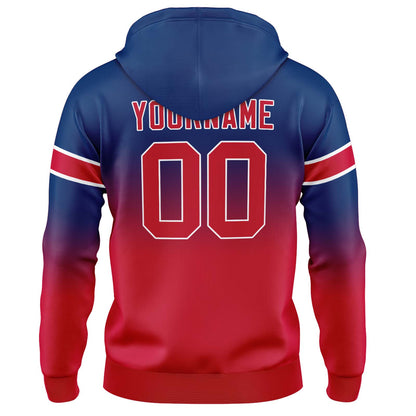 Benutzerdefinierter Verlauf Sweatshirt-Hoodie für Mann, Frau, Mädchen, Junge. Drucken Sie Ihr Logo, Ihren Namen und Ihre Nummer
