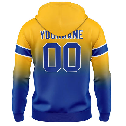 Benutzerdefinierter Verlauf Sweatshirt-Hoodie für Mann, Frau, Mädchen, Junge. Drucken Sie Ihr Logo, Ihren Namen und Ihre Nummer