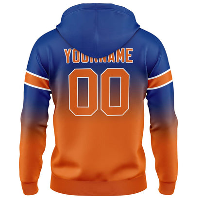 Benutzerdefinierter Verlauf Sweatshirt-Hoodie für Mann, Frau, Mädchen, Junge. Drucken Sie Ihr Logo, Ihren Namen und Ihre Nummer