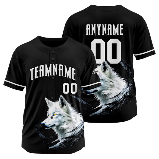 Benutzerdefinierte Baseball Jersey Personalisierte Baseball Shirt genäht und Druck Schwarz