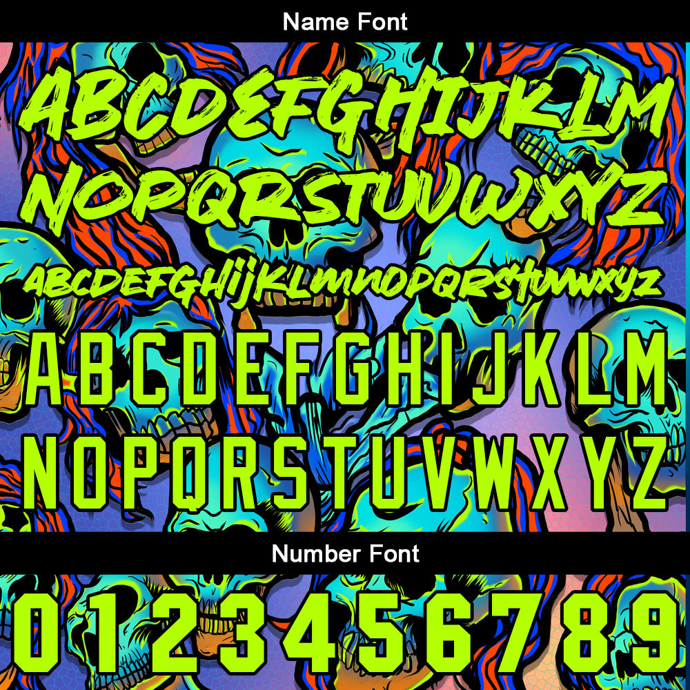 Benutzerdefinierte Baseball Jersey Personalisierte Baseball Shirt genäht und Druck Lila&Neon Grün