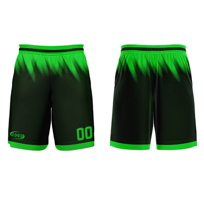 Benutzerdefinierter Olivgrün Hellgrün Basketball Jersey Uniform Anzug gedruckt Ihr Logo Name Nummer