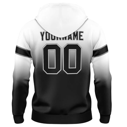 Benutzerdefinierter Verlauf Sweatshirt-Hoodie für Mann, Frau, Mädchen, Junge. Drucken Sie Ihr Logo, Ihren Namen und Ihre Nummer