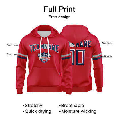 Benutzerdefinierter Sweatshirt-Hoodie für Mann, Frau, Mädchen, Junge. Drucken Sie Ihr Logo, Ihren Namen und Ihre Nummer