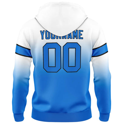 Benutzerdefinierter Verlauf Sweatshirt-Hoodie für Mann, Frau, Mädchen, Junge. Drucken Sie Ihr Logo, Ihren Namen und Ihre Nummer