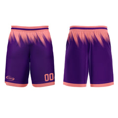 Benutzerdefinierter Lila Pink Basketball Jersey Uniform Anzug gedruckt Ihr Logo Name Nummer