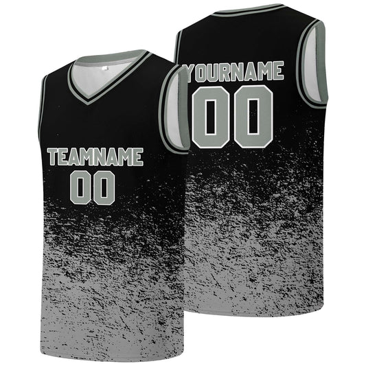 Individuelle Basketball-Jersey für Männer und Frauen. Gestickter und gedruckter Name, Nummer und Logo