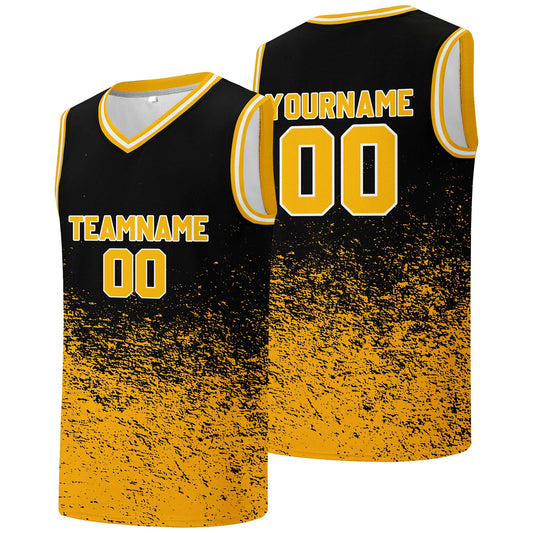 Individuelle Basketball-Jersey für Männer und Frauen. Gestickter und gedruckter Name, Nummer und Logo