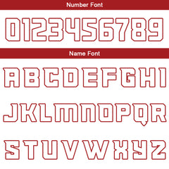 Benutzerdefinierte Weiß Rot Reversible Basketball Jersey Personalisierte Print Name Nummer Logo